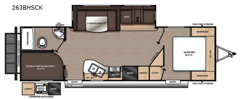 Picture of RU439- 2021 Coachmen Catalina 263BHSCK